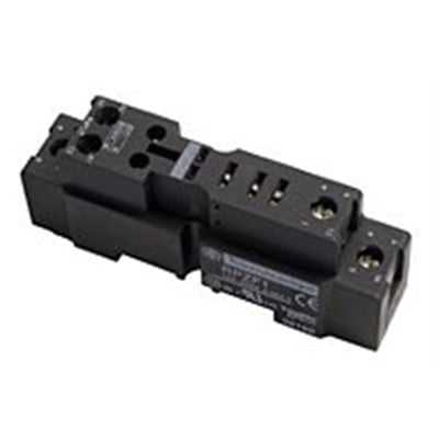 Schneider Electric RPM2 sokkel til relæer med skrueterminaler, sort plastkonstruktion, Ith=16A.