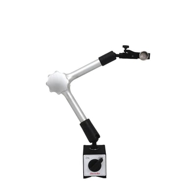 Diesella magnetstander med 100 kg holdekraft og ON/OFF funktion. Standeren har en prisme fod, finindstilling og kraftig urholder.