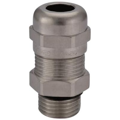 Wexøe messing forskruning med M16x1.5 gevind og IP68 tæthed til kabler 5-10mm.