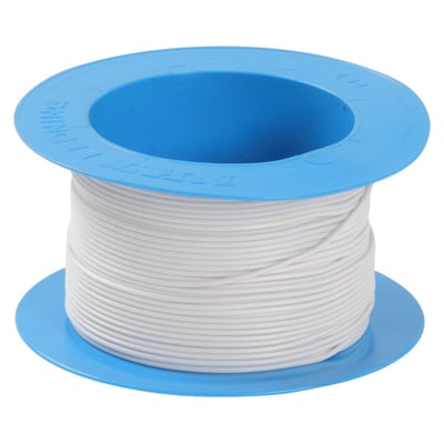 Nexans H07V2-K PVT90 koblingsledning på rulle, 1x2,5 mm², hvid PVC-isolering, CPR klasse Eca.