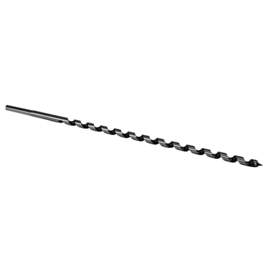 ProFit sneglebor til styrepind, 12 x 400 mm, fremstillet af blankt metal med tydelige spiraltænder.