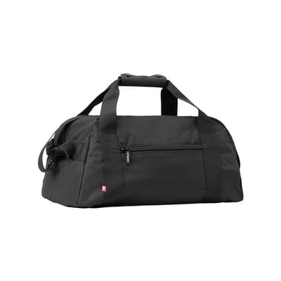 Sort ID Identity Ripstop Gym Duffle sportstaske i slidstærkt materiale med sorte håndtag og lynlåse.