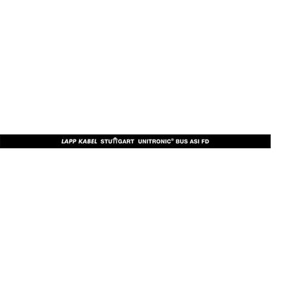 Bånd med Lapp Kabel Stuttgart Unitronic Bus ASI FD tekst i hvid på sort baggrund.
