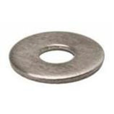 S+P Skærmskive M6 set fra siden, illustrerer tykkelsen på 1,6 mm og den bredere ydre diameter på 18 mm.