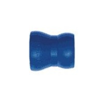 Blå Loc-line forlænger på 3/4" og 282 mm, fremstillet af holdbart plastmateriale til præcis justering af væsker og luftstrømme.