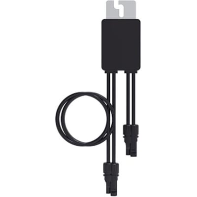 Huawei SUN2000 600W-P Power Optimizer med sort kabel og stik, designet til solpaneler op til 600Wp.