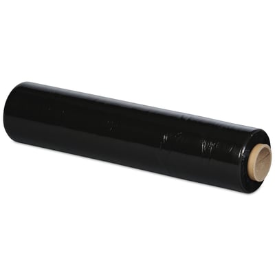 Antalis Master'In cast sort strækfilm til palleomvikling, 17my tyk og 450mm x 300m dimensioner på hvid baggrund.