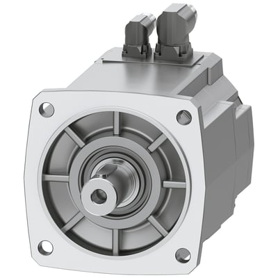 Siemens SIMOTICS S-1FK2 CT servomotor med 18 Nm moment og aksel D32x58 mm, vist med stik og monteringsflange.