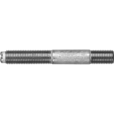 Nærbillede af en Klauke trækbolt til hydraulik, der viser gevinddetaljerne og den samlede længde på 71 mm.