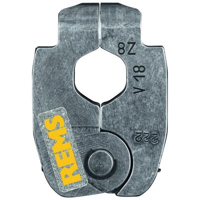 Rems pressring V 18 S (PR-2B) fremstillet af hærdet specialstål, med mærket 'V 18 S' og '8Z 222' indgraveret.