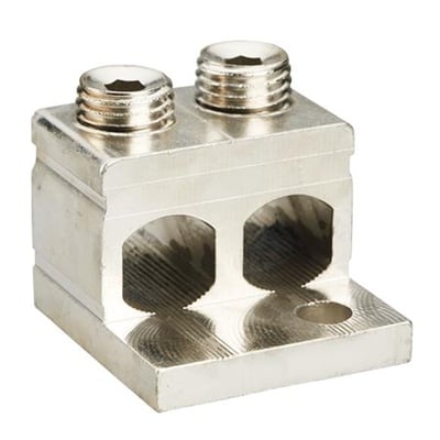 Katko AL/CU klemme til 2x35-240mm² kabler med 630/850A strømkapacitet.