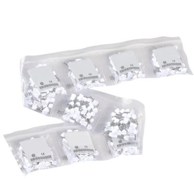 Cabicon termiske rør tvillinger, 2 x 2,50/N, grå, pakket i flere klare plastikposer med hvide etiketter.