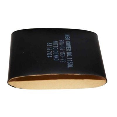 Salling Plast krympemanchet på 90 mm til jordvarme, fremstillet af sort krympeflex med mærkning.