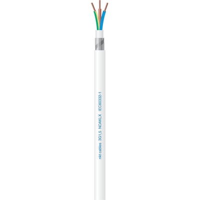 NKT Kabel 5G6 NOAKLX, 500TR, et komplet halogenfrit installationskabel med lysegrå yderkappe.