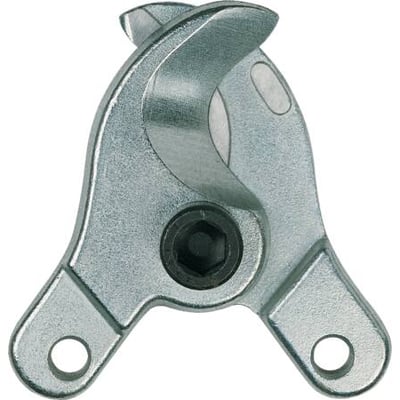 Klauke kæber til kabelsaks K-101/105 med 26 mm klippekapacitet, lavet af metal med sort skrue.