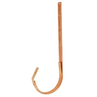 Langt kobber rendejern nr. 12 med 333mm diameter, 30mm bredde og 5mm tykkelse, udformet til 1/2-rund færdigrende.