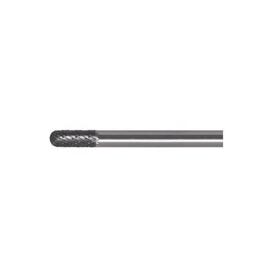 Ironside roterende hårdmetalfil C 0616 X med cylindrisk, afrundet filhoved og lige skaft.