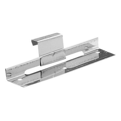 Rustfri glidehæfte i lang model med en bredde på 70 mm og 25 mm falsehøjde, 500 stk.