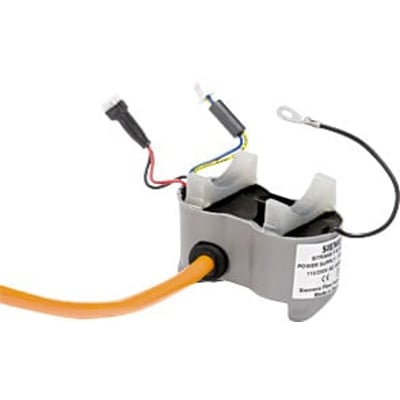 Siemens SITRANS FM MAG 8000 strømforsyning med 24V, 12-24V AC/DC og 3m kabel.