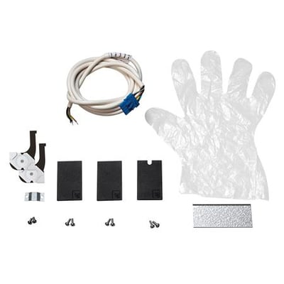 SG Armaturen Lineal T-ceiling startkit, sort, inkluderer monteringsdele, kabel og engangshandske til indendørs brug.