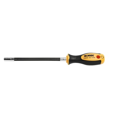 Ironside Flex topskruetrækker på 6 mm og 275 mm med fleksibel klinge og sort-gult håndtag.