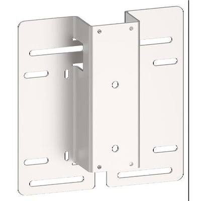 Schneider Electric retrofit base til G265-500, en hvid monteringsplade med slidser til fastgørelse af TeSys Giga kontaktorer.