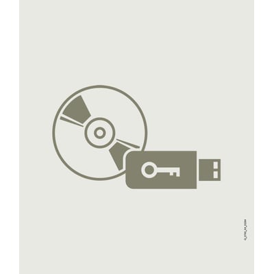 Siemens WinCC/ProAgent softwarepakke med CD og USB-licensnøgle, symboliserer digital distribution af procesdiagnostik.
