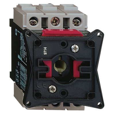 Schneider Electric kontaktkrop 32A 3P V1, hvid, med 3 NO kontakter og frontbetjening, isoleringsklasse IP20.