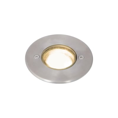 Ansell Lighting Turlock 95 nedgravningsspot i rustfrit stål med 20 graders lysspredning, 4W, 300lm, IP67 og IK10 klassificering.