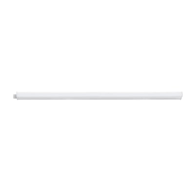 EGLO Dundry LED lysliste i hvid plast, 57 cm lang, med en lysende lyskilde og synlige endestykker.