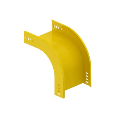 Schneider Electric 90° udvendig bøjning flad i gul RAL1023, dimension 60Hx300x1mm FZS C2.