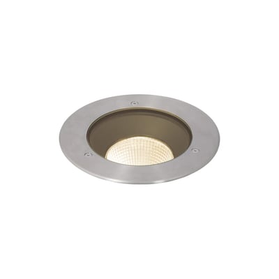 Ansell Lighting Turlock 175 nedgravningsspot med 8W LED og 3000K lysfarve, visuelt fremtrædende på hvid baggrund.