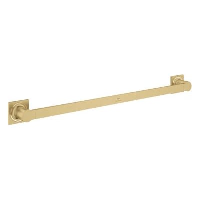 Grohe Allure New håndklædestang i børstet Cool Sunrise med 569 mm centerafstand, vist skråt forfra med runde vægbeslag.