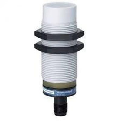 Schneider Electric kapacitiv føler, M30, PNP, NO+NC, 15 mm føleafstand med M12 stik.