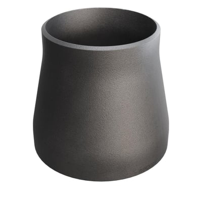 Konisk reduktion i P235GH stål med dimensionerne 139,7/4X108/3,6, DIN 2616/EN 10253-2 standard.