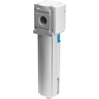Festo Ultrafinfilter MS9-LFM-3/4-AUM-HF, 0,01 m, med manuel kondensataftapning og metal skålbeskyttelse.