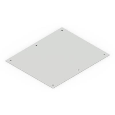 Cubic plade for kabelgennemføring i målene 2 x 1,5 meter, vist på en hvid baggrund.