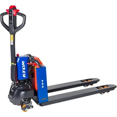 Atom SKP1500E-Q2 selvkørende pallevogn med 1500 kg kapacitet og 1150 mm gafler.