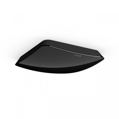 Steinel True Presence KNX tilstedeværelsessensor til indbygning i sort design med logo på en hvid baggrund.