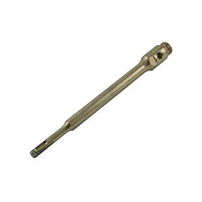 Diewe lang adapter til diamanttørbor i metal, vist skråt med ½"-tilslutning og SDS Plus-fatning, 250 mm.