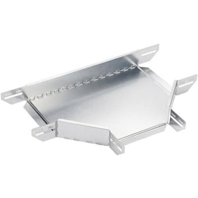 Schneider Electric T-stykke flad til kabelbakker, 60x250mm, el-forzinket stål, med monteringsflanger.