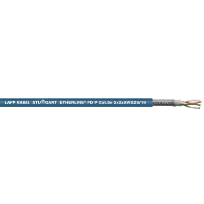 Lapp Kable ETHERLINE FD P Cat.5e S/UTP 4x2xAWG26 kabel med afskærmning og farvekodede ledere for industrielle Ethernet-applikationer.