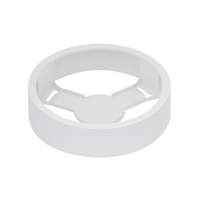 Ledvance hvid påbygningsramme i stål til 190mm downlight IP44 med kipfunktion, 48mm i højden.