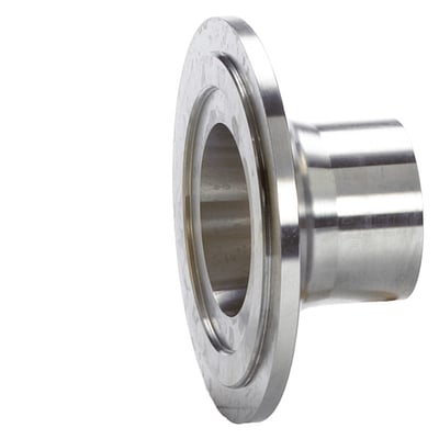Siemens SITRANS F M MAG 1100F sanitær fitting i rustfrit stål AISI 316L DN38 med svejseende.