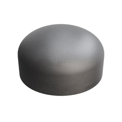 Indura endebund i P265GH stål, 88,9 x 5,6 mm og 51 mm højde, fremstillet efter EN10253-2 standarden.