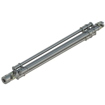 Schneider Electric P6 Ext triple telescopic axis med titanium universal led i heavy duty design.