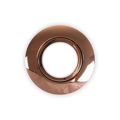 Scan Products rund front til Luna Quick/Combi install i kobberfarvet aluminium, 88mm diameter.