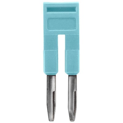 Siemens 2-polet jumperstik i petroleum med 4,2mm klik-ind tilslutning for krydskobling.