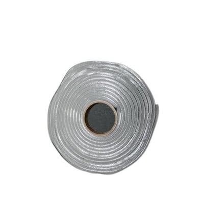 Rullet grå Intra butylliste til tætning af køkkenvaske, 1,7 meter lang og 3,5x6 mm.