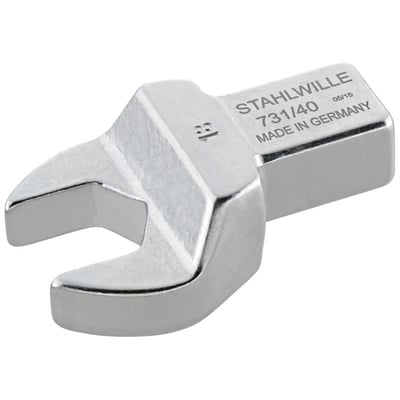 Stahlwille 731/40 gaffel indstiksværktøj på 41 mm med sølvfarvet hoved og rektangulært skaft.